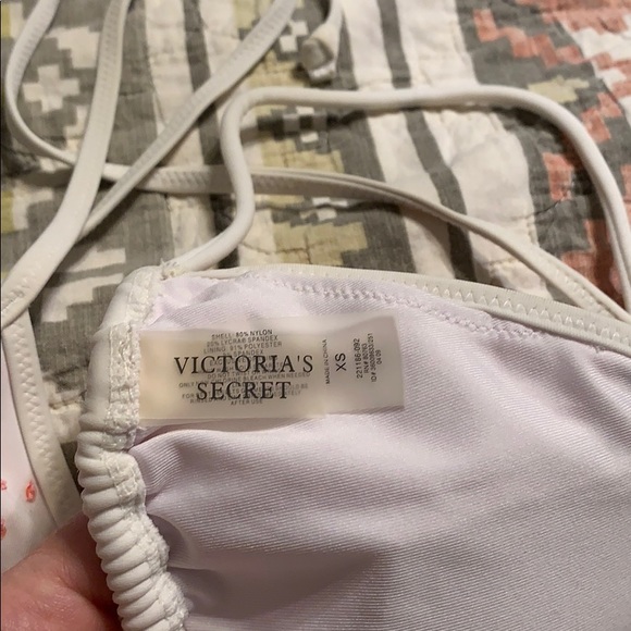 Victoria’s Secret bikini white with pink sequins - Picture 5 of 5